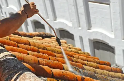 Nettoyage de toitures - Fromental